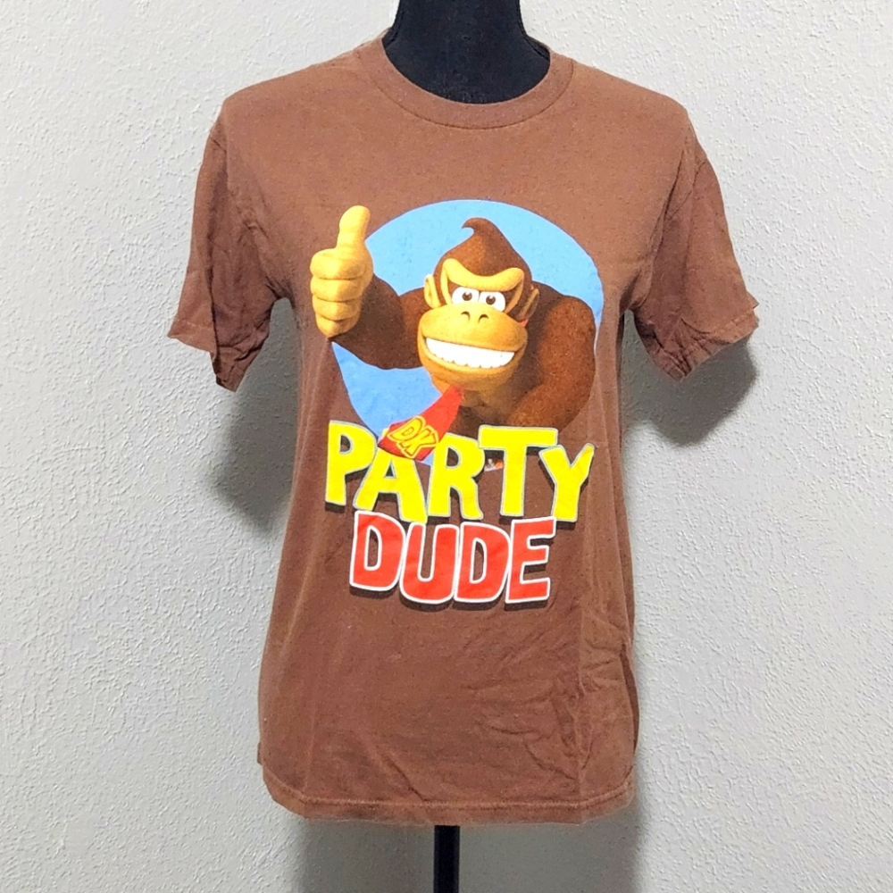 Vintage Donkey Kong Party Dude Tshirt